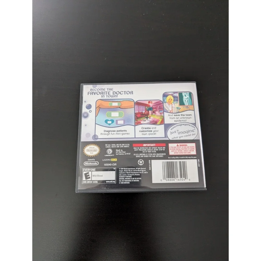 Imagine:‎ Family Doctor For Nintendo DS DSi 3DS 2DS Complete CIB